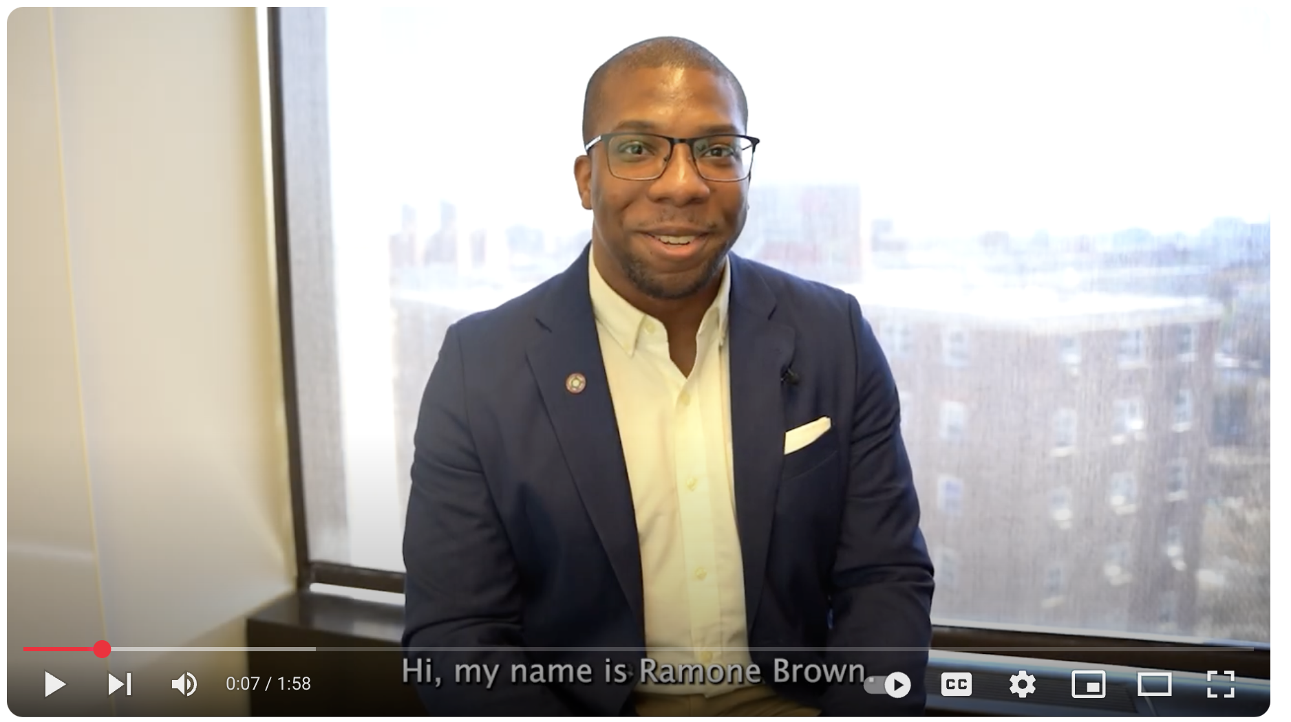 Ramone Brown ESI VIdeo Thumbnail