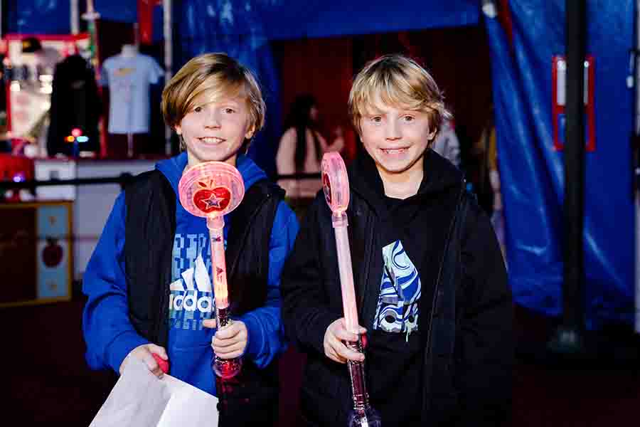 Young brothers at the CCF benefit