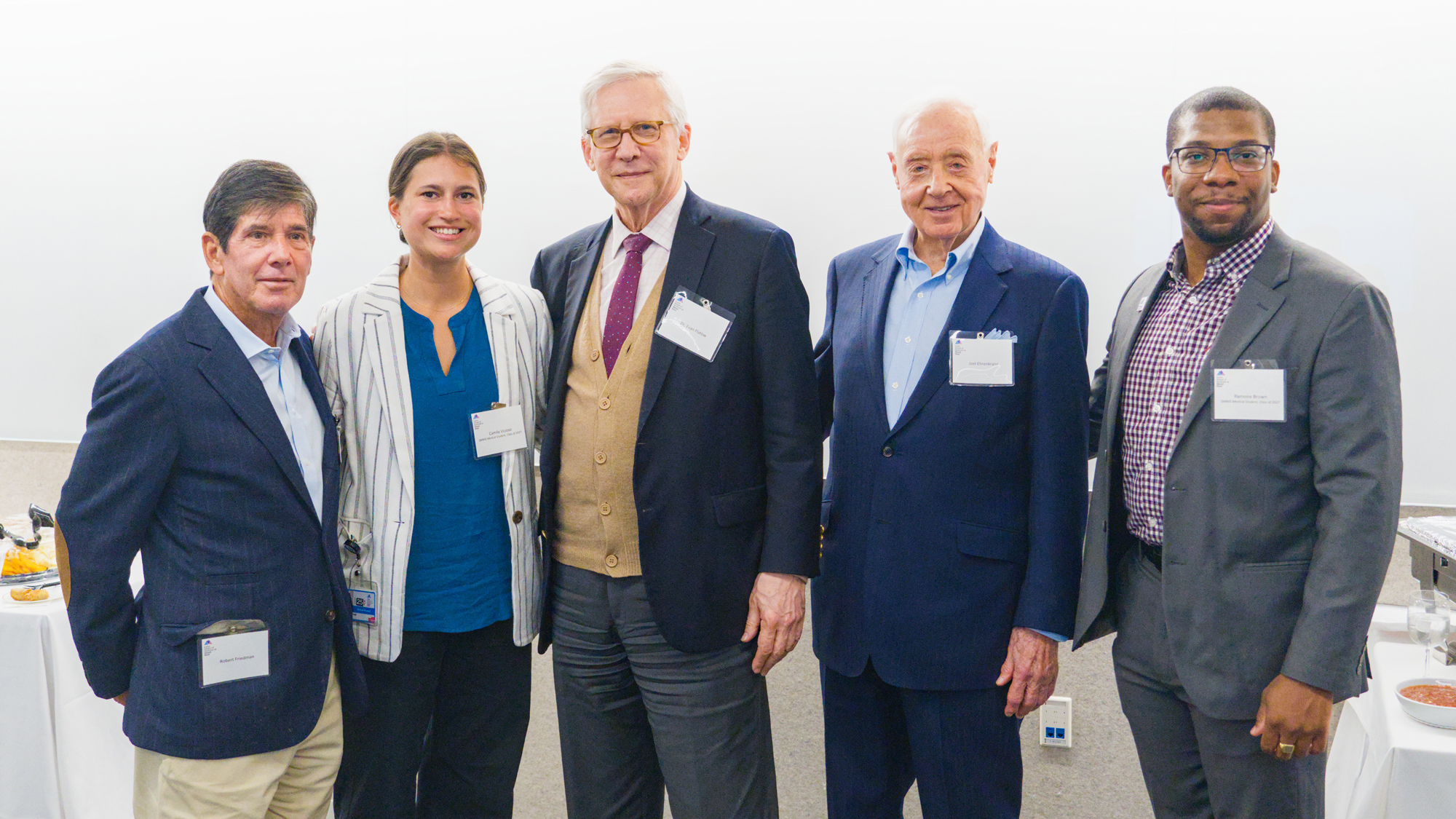 Ramone Brown with donors at the 2025 Scholarship Reception