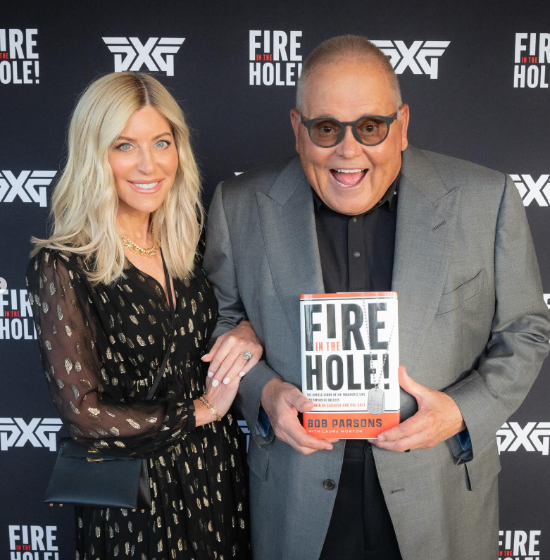 Renee and Bob celebrating the publication of “Fire in the Hole!”