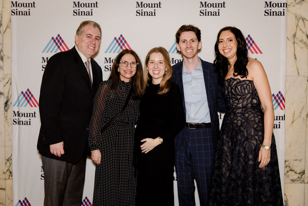 Group of guests including Dr. Katz Sand at the red carpet for 2026 MS Gala