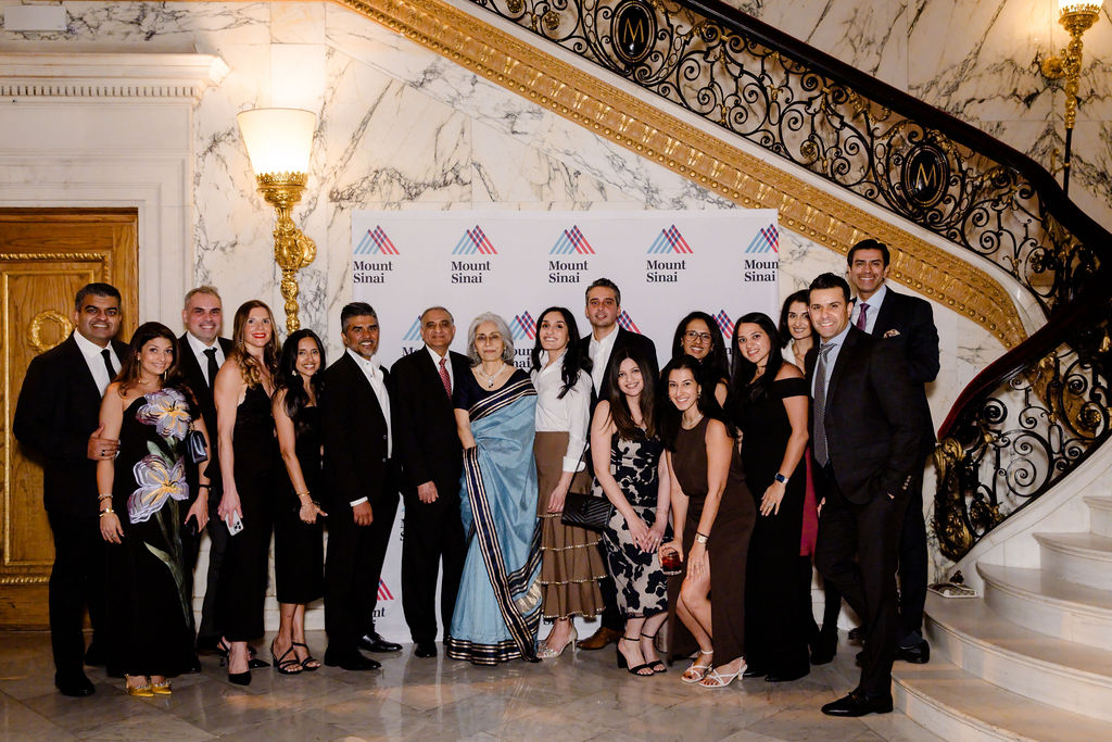 2026 MS Gala honorees with friends and family at step and repeat banner