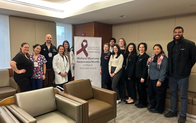 Multiple Myeloma awareness month group photo