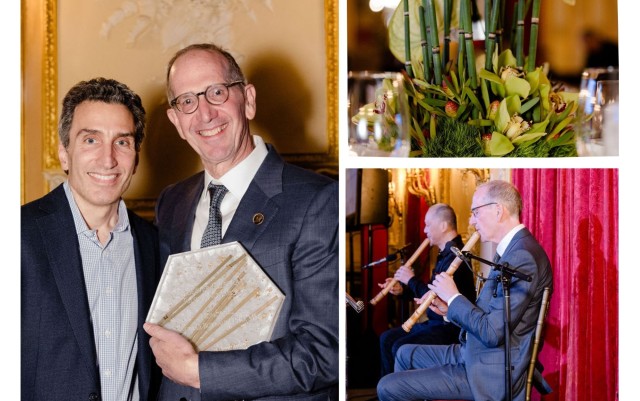 collage of three images from Seaver Center Celebration