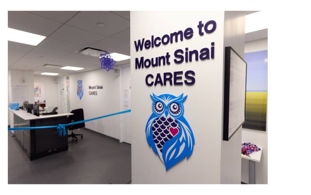 CARES space with owl logo