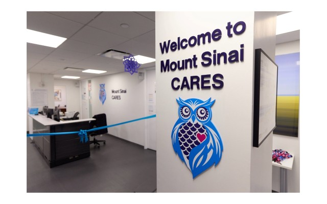 CARES space with owl logo