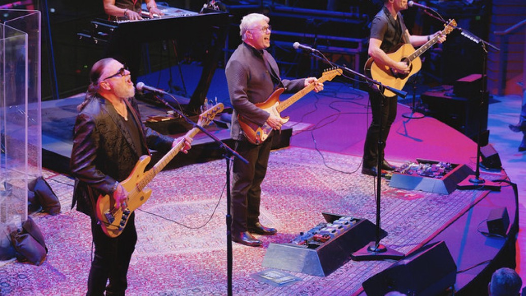 The Steve Miller Band plays at a Mount Sinai fundraiser