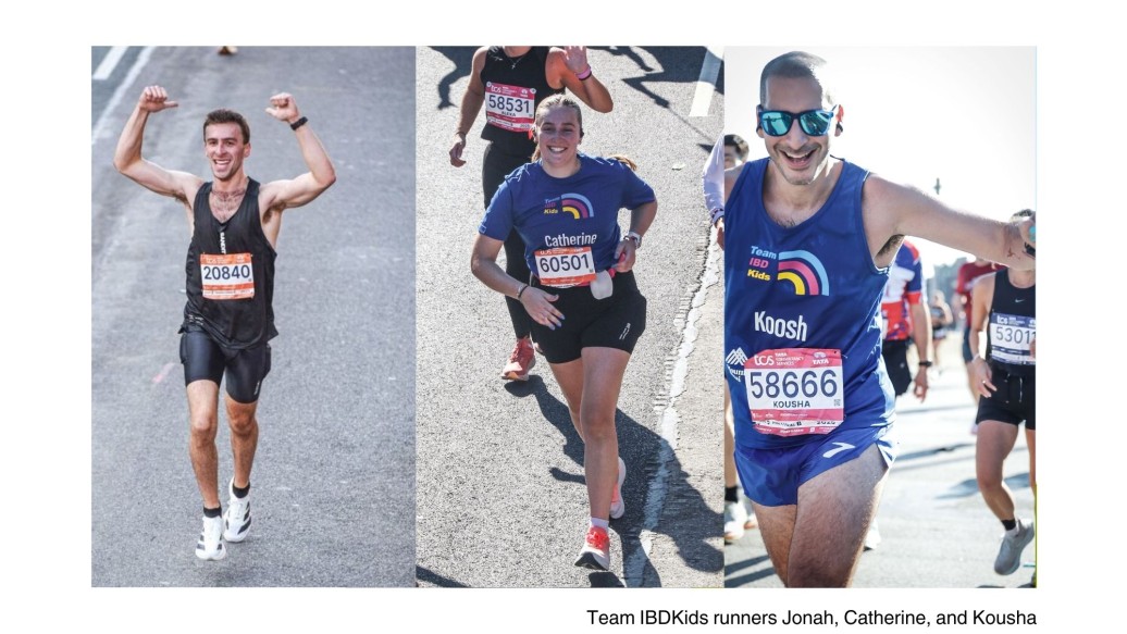 Team IBDKids 3 marathon runners collage