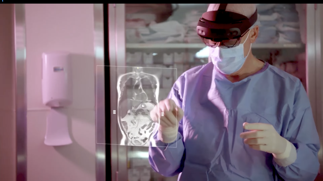 Doctor using AI tools