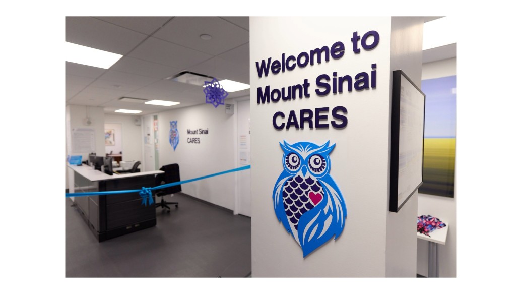 CARES space with owl logo